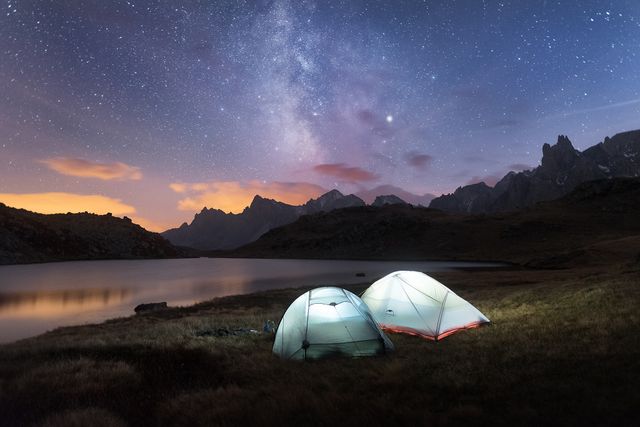 Bivouac autour du lac long